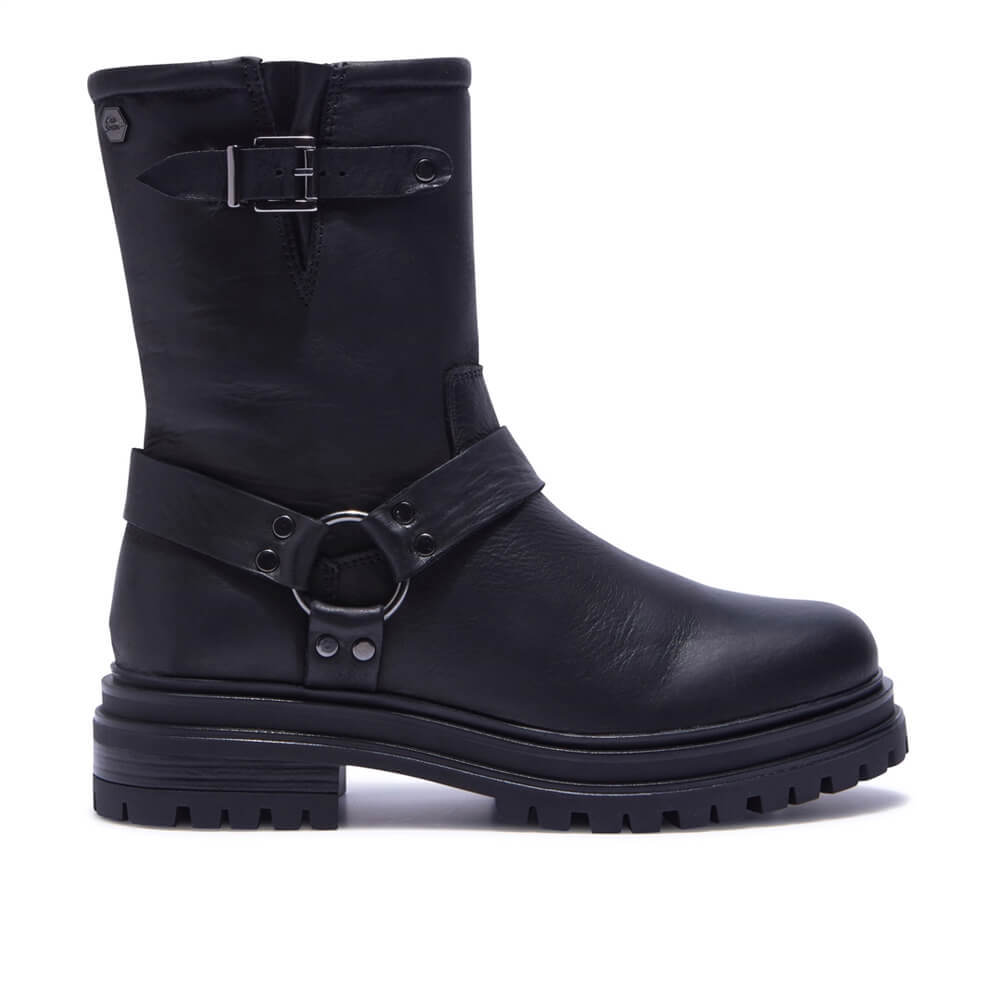 Carl Scarpa Molize Black Leather Ankle Boots